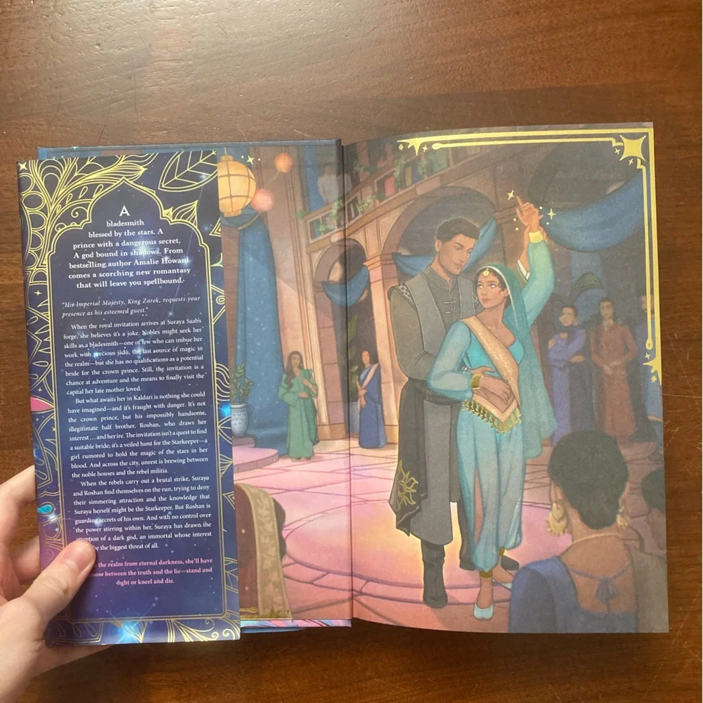 The Starlight Heir Book by Amalie Howard Fairyloot Edition - Picture 4 of 11